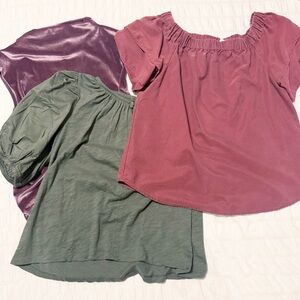 Women’s Medium Blouse Top Bundle Lot Casual H&M New Old Navy Shirts